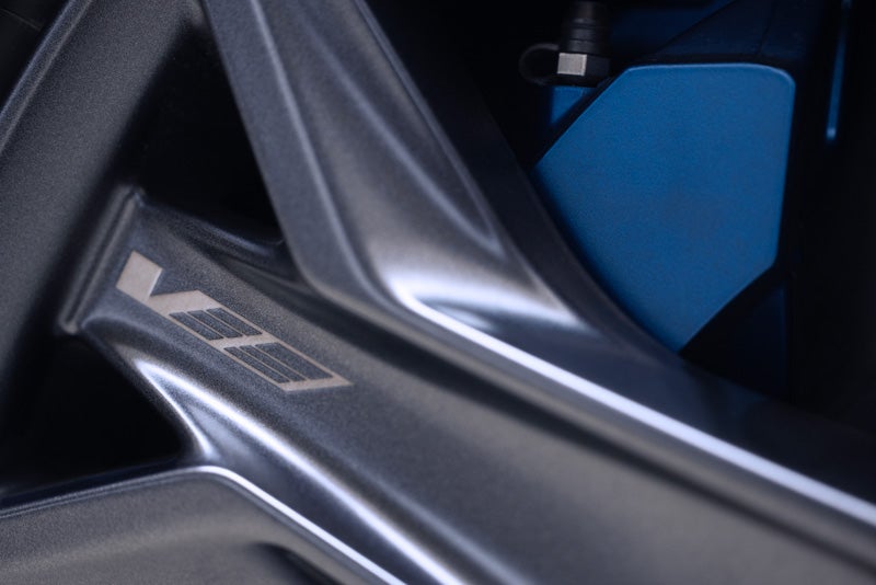 Close-up of the 2026 OPTIQ-V Brembo Performance Front Brakes | Classic Cadillac of Galveston in GALVESTON TX